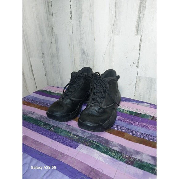 NIKE JORDAN MAX AURA 4 (GS) BLACK/ANTHRACITE-BLACK DQ8404 001 BIG KIDS SHOES 6Y - Picture 4 of 10